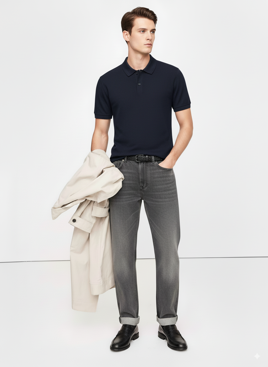 Signature pique polo