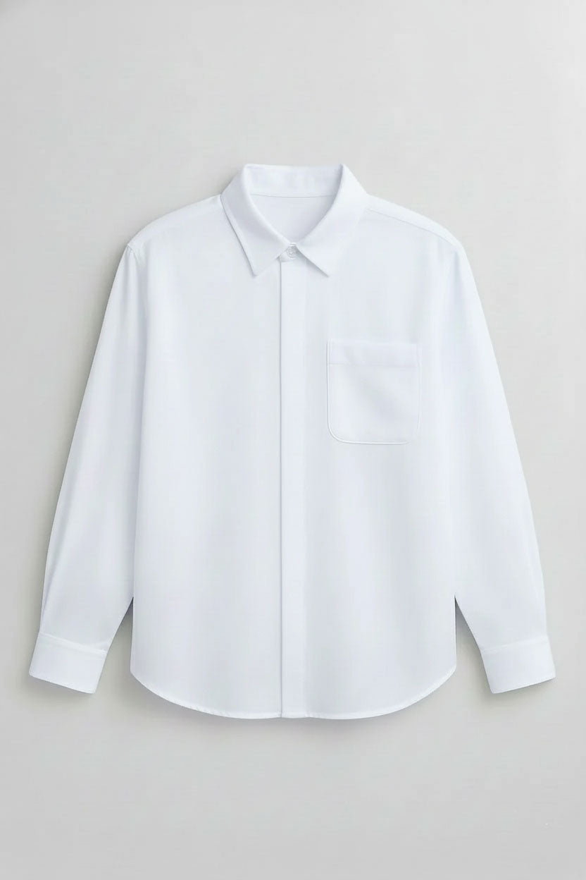 Luxury Giza Cotton Shirt with pocket