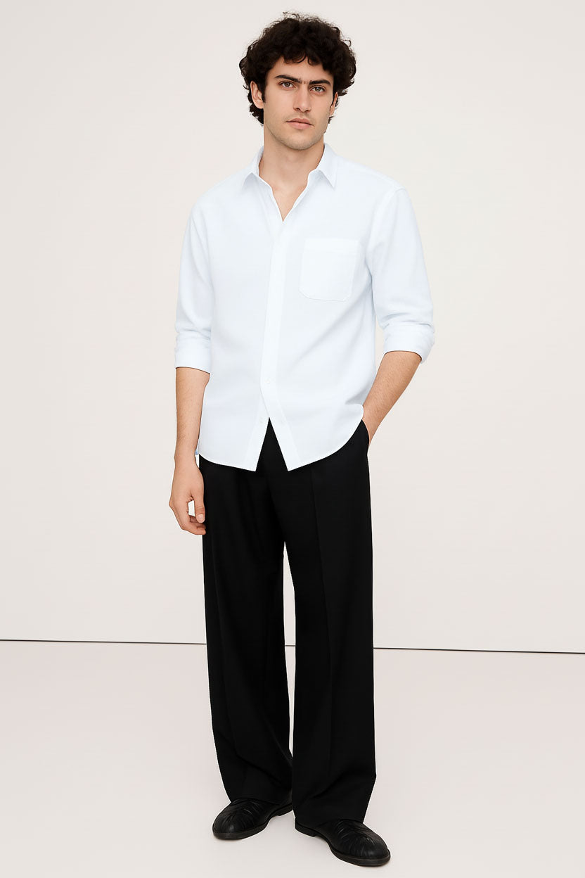 Luxury Giza Cotton Shirt with pocket