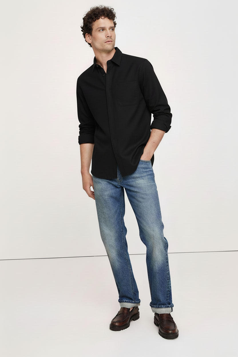 Luxury Giza Cotton Shirt with pocket