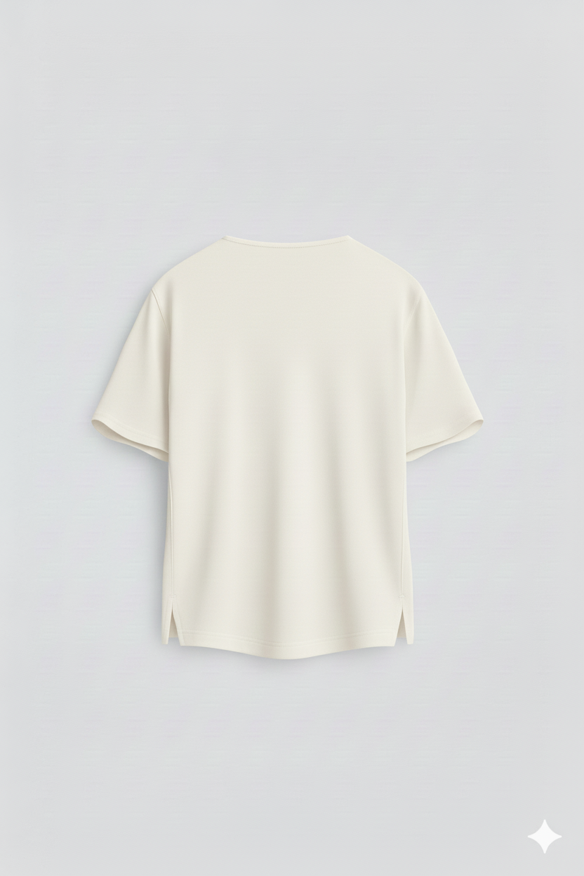 Soft touch oversized tee